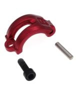 Braktec Master Cylinder Hinged Clamp - Red