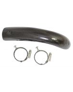 2M Carbon Parts - Front Pipe Guard - Sherco / Scorpa 2014 to 2022