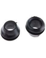 HellermannTyton HV Round PVC Cable Grommet max. cable dia. 6.5mm Black 8mm panel hole diameter