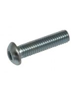 M8 x 33mm Socket Button Head Allen Screw - Zinc