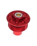 Tech Suspension Fork Top - Right - Aluminium Stanchions - Red