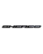 Sherco Black Domed Frame Sticker