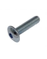 M5 x 20mm - Socket Flange Button Head Allen Screw - Zinc