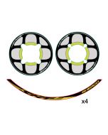 Sherco Rim and Sprocket Sticker Kit - 2021 ST Factory