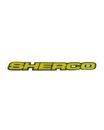Sherco Yellow Domed Frame Sticker