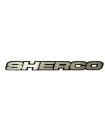 Sherco Silver Domed Frame Sticker