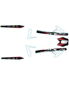TRS - Frame & Swingarm Sticker Kit - TRRS One Gold 2022