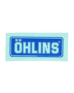 Ohlins Sticker - 62mm x 26mm - Blue