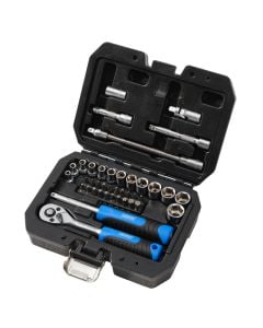 Draper Draper HI-TORQ&#174; Metric Socket and Bit Set, 1/4" Sq. Dr. (40 Piece)
