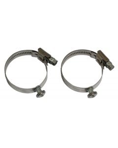 2M Carbon Parts - Spare Worm Drive Clips - Pair