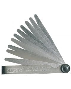 Draper 10 Blade Metric Feeler Gauge Set - 36169 (4617B)