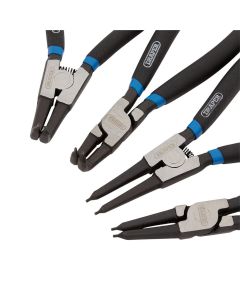 Draper 4 Piece Internal And External Circlip Pliers Set