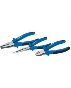 Draper Heavy Duty Soft Grip Pliers Set (3 Piece) - 69289 (1071)