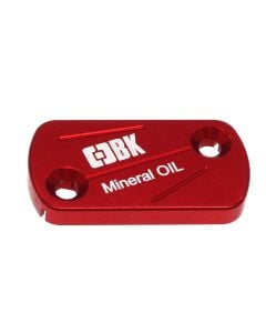 Braktec Master Cylinder Cap - Red CNC - AJP Small Clutch