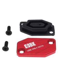 Braktec Master Cylinder Cap - Red CNC - Front Brake