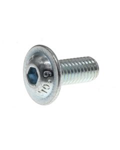M5 x 12mm - Socket Flange Button Head Allen Screw - Zinc
