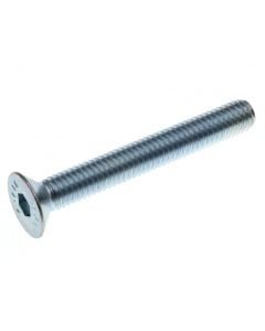 M6 x 45mm - Socket Countersunk Head Allen Screw - Zinc CR3
