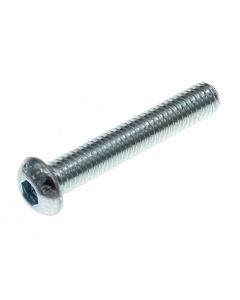 M6 x 35mm - Socket Button Head Allen Screw - Zinc