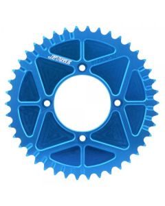 Jitsie Solid Rear Sprocket - 4 Bolt - Blue - 42T (Fitted - Not Used 10% Off)
