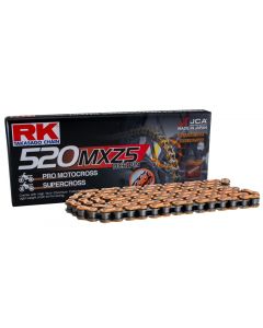 RK Premium 520 MXZ5 Chain - 112 Link (Orange)