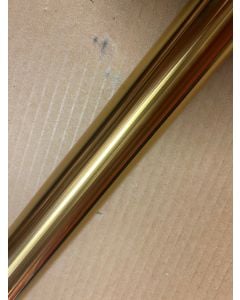 Tech Fork Inner Tube Stanchion Left -  Steel Shinny Gold