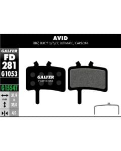 Galfer - Oset Brake Pads 16R, 20E, 20L & 20R - Pre 2018