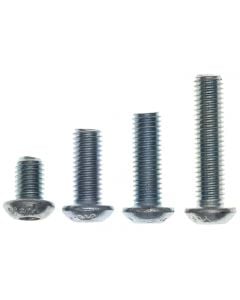 M8 - Socket Button Head Allen Screw - Zinc