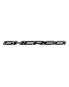 Sherco Black Domed Frame Sticker 