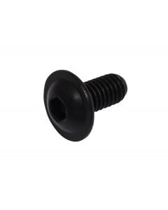M6 x 12mm - Socket Flange Button Head Allen Screw - Black