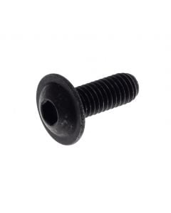 M6 x 16mm - Socket Flange Button Head Allen Screw - Black