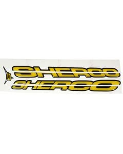 Sherco Airbox Stickers - Sherco in Yellow - 2015