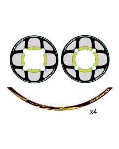 Sherco Rim and Sprocket Sticker Kit - 2021 ST Factory