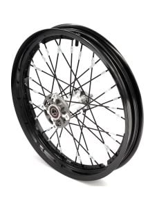 Morad Rear Wheel - Black/Silver - Vertigo/Sherco/Scorpa/EM/Jotagas