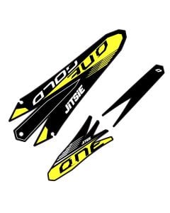 Jitsie - Front & Rear Mudguard Sticker Replica - TRS Gold 2018